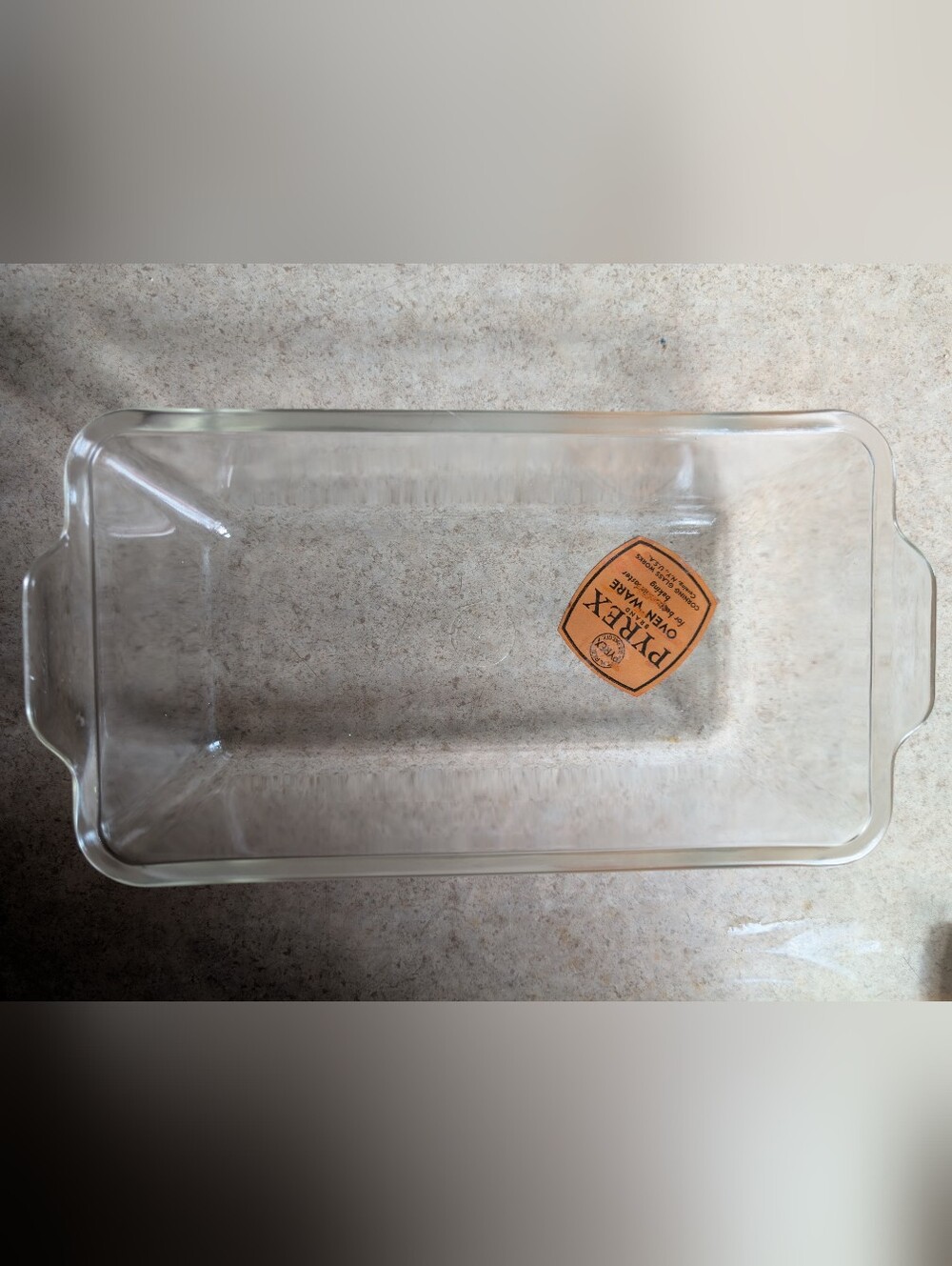 vintage Corning Pyrex "Oven Ware" loaf pan (Model 212)